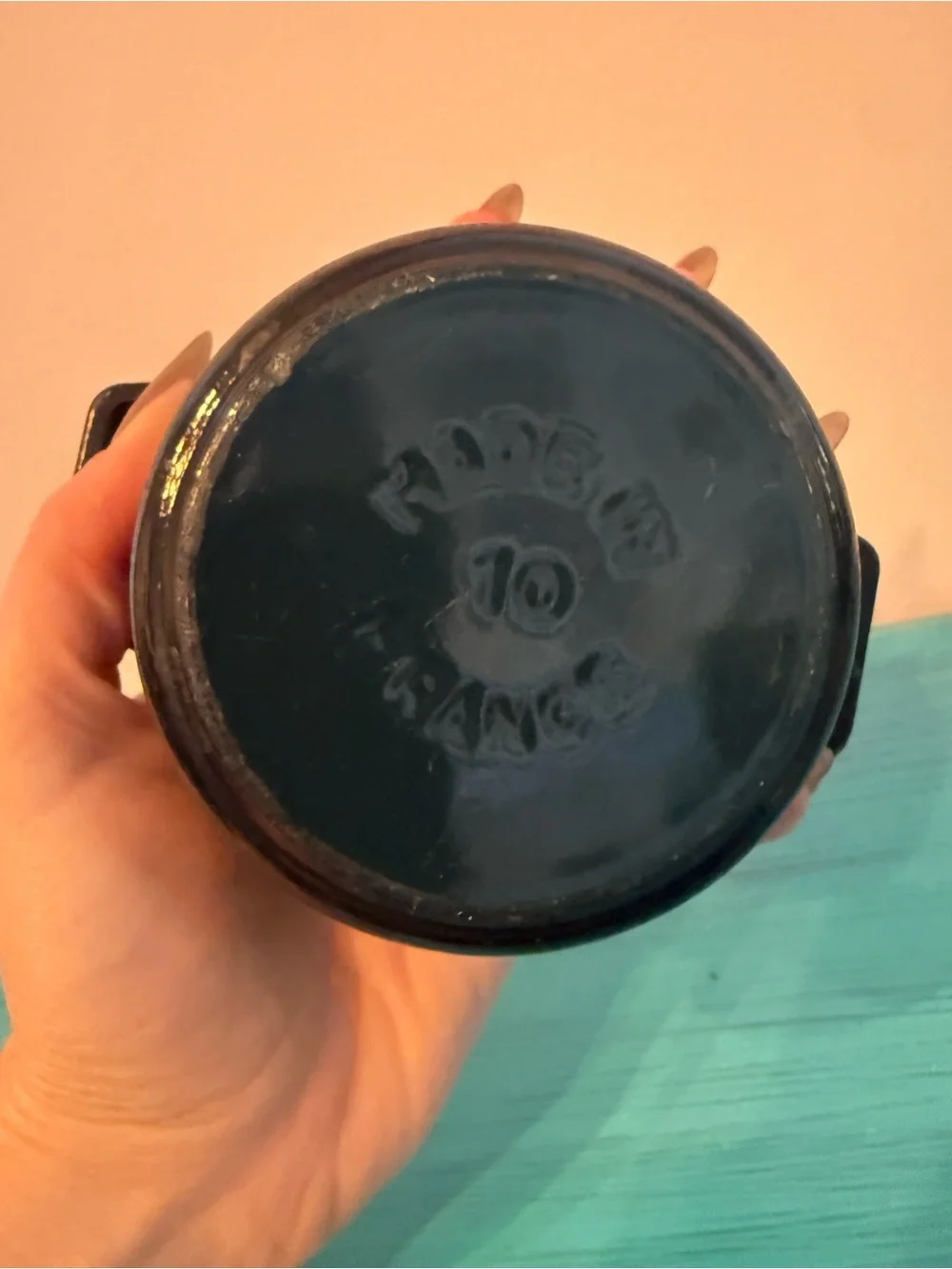 Staub Mini Round Cast Iron Cocotte No. 10 Black Made in France with Lid